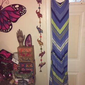 Old Navy striped maxi dress